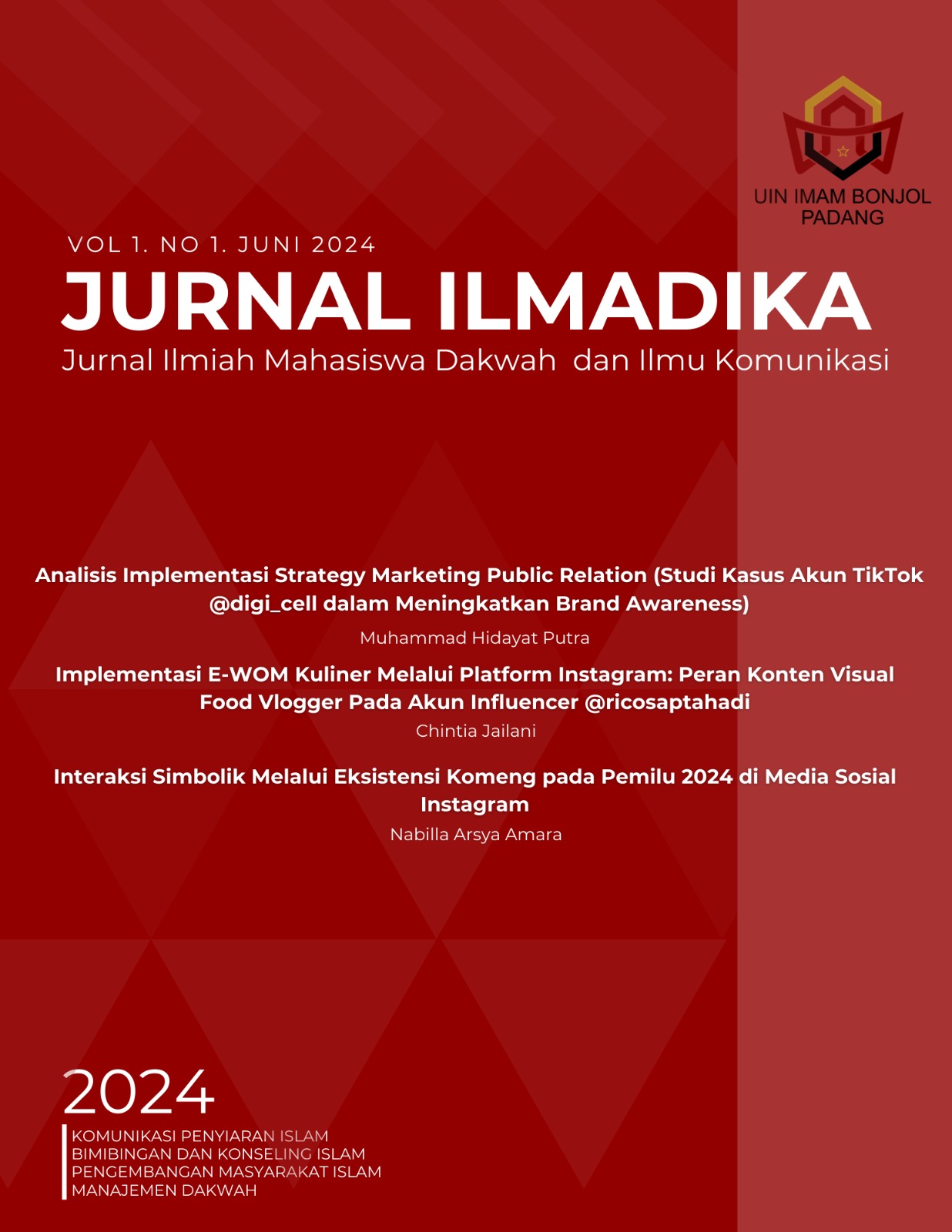 					View Vol. 1 No. 1 (2024): Jurnal Ilmadika
				